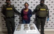 En Pelaya, cayó mujer con marihuana