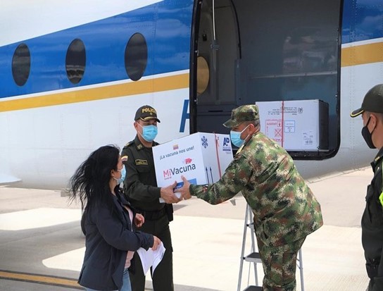 Llegaron las primeras vacunas al Departamento de La Guajira