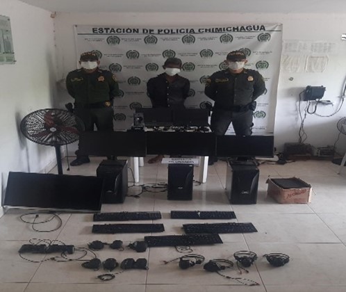 En Chimichuagua, capturan a hombre con elementos hurtados