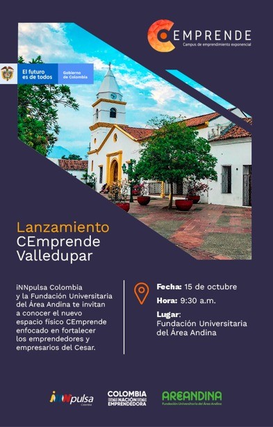 Innpulsa Colombia inaugurará en Valledupar CEmprende Cesar