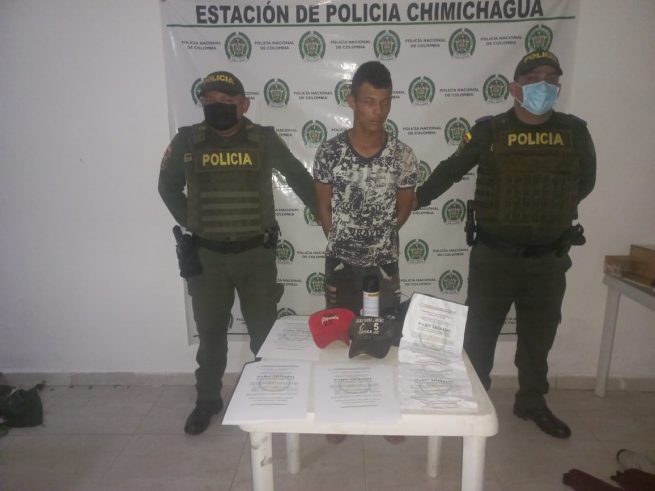 Presunto integrante de los “Gaitanistas” fue capturado en Chimichagua