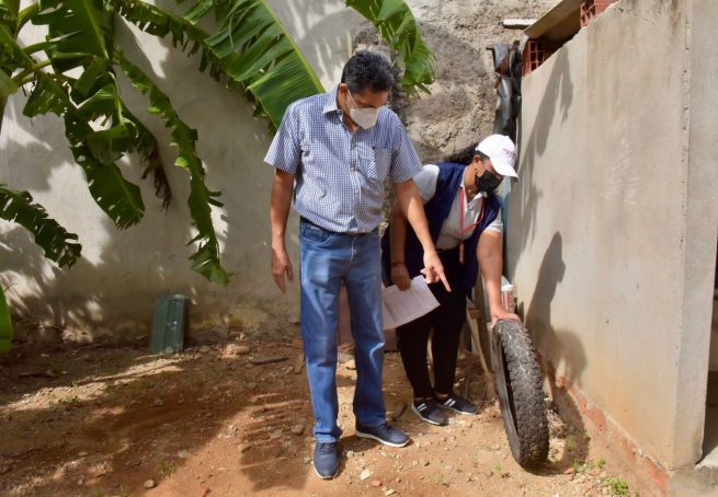 Más de 1.200 casas intervenidas con acciones de prevención del dengue en la comuna 4 de Valledupar