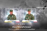 Mueren dos militares en combates contra disidencias de Farc