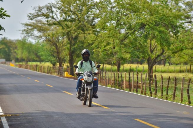 Inauguran primer tramo vial, vereda El Cielo