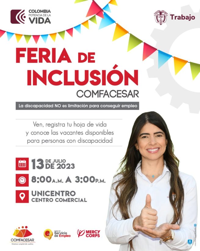 Comfacesar realizará la Feria de la Inclusión