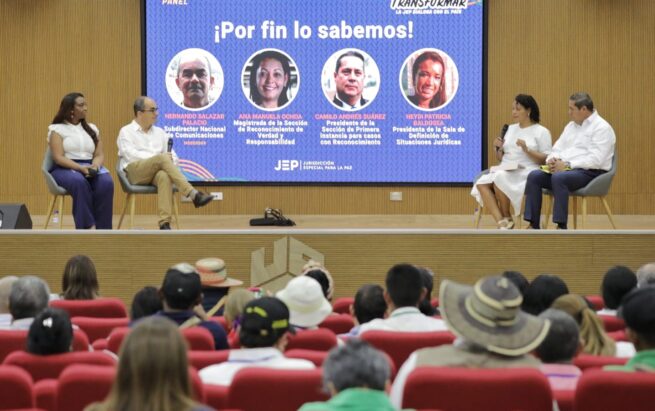 Desde la UPC en Valledupar, la JEP realizó la rendición de cuentas de su gestión en 2023