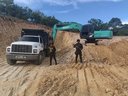 Desmantelada red de extracción minera ilegal en Chiriguaná, Cesar