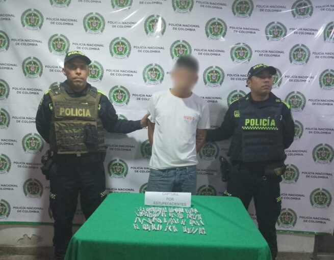 Microtráfico en Pailitas: capturada persona con 100 tabacos de marihuana