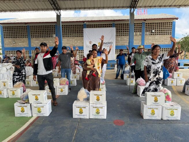 56 mil familias de La Guajira recibirán asistencia humanitaria de la Ungrd