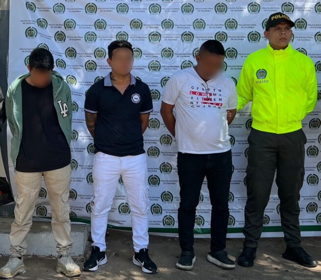 Capturados tres presuntos integrantes del Clan del Golfo en Cesar; hay un vinculado al asesinato de 4 personas en Caracolí