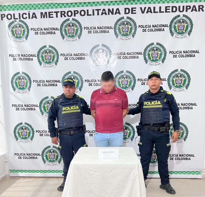 Capturado en Valledupar, implicado en concierto para delinquir agravado